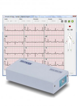 Eletrocardiógrafo Computadorizado ECG-12s PC